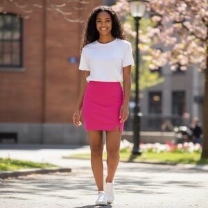 Pink Mini Skirt